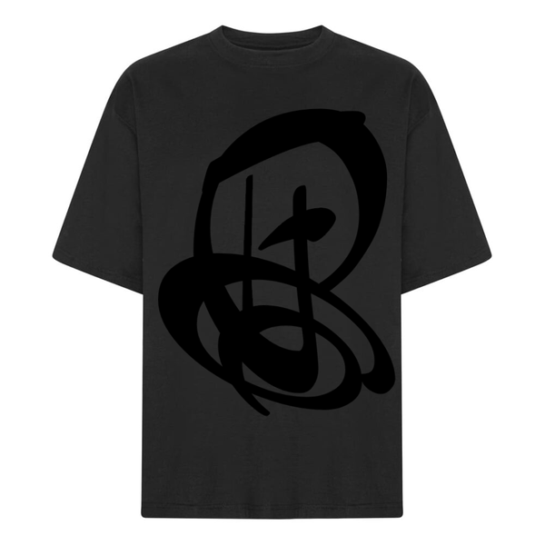 P S T U D I O BLACK ON BLACK T-SHIRT